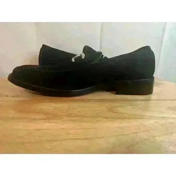 Zengara Men\'s Black Shoes Elegant Dressy Slip-On Leather Loafers - Size 8.5‎ main image 8